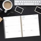 2026 Planner - Planner 2026 from January 2026 to December 2026 with 12 Monthly Tabs, Flexible Cover, Inner Pocket, 8.5" x 11", Green