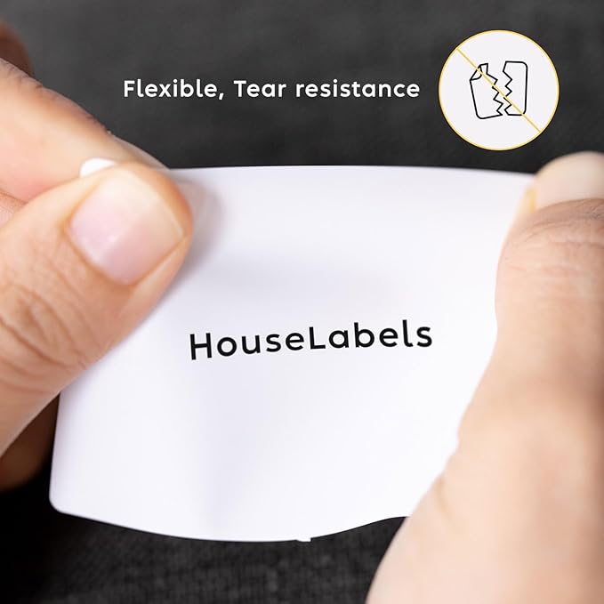 HOUSELABELS 2.25" x 1.25" Address Labels on 1" Core in Polypropylene Compatible with Zebra and Rollo Printers, 50 Rolls / 1,000 Labels per Roll