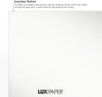 LUXPaper 9" x 12" Presentation Folders | Two Pocket | White Gloss | 14pt. Cover | 25 Qty