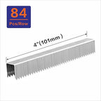 HW HAMWOO 20 Guage Galvanized T/50 Staples,5 Sizes Assorted Size Project Pack for Staple Gun or T-50 Stapler (1/4"+5/16"+3/8"+1/2"+9/16",6000 pcs)