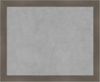 Amanti Art Grey Framed Magnetic Board 18x22 Small Vision Board for use with Magnets, 100% Metal Sheet to Display Items as Office Decor or for Home Organization in mudroom, Kitchen or Kids Room