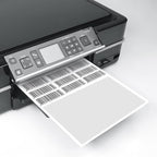 1" x 2-5/8" Address Labels 1500 Labels Sticker Paper for Laser/Ink Jet Printer mailing Labels 8.5"×11" White 30 per Sheet