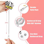 Aoryalps Live Fast Retractable Badge Reel Holder Retractable with ID Clip for Nurse Nursing Name Tag Card Nursing Student Teacher Doctor Medical Assistant Work Office Clip-Gifts for Nurse
