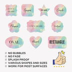 Custom Stickers Personalized Labels - Customized Stickers with Any Design Image Logo Text,Custom Stickers for Business Logo,Custom Thank You Label Stickers,100 Labels (Fancy Frame,2"x2")