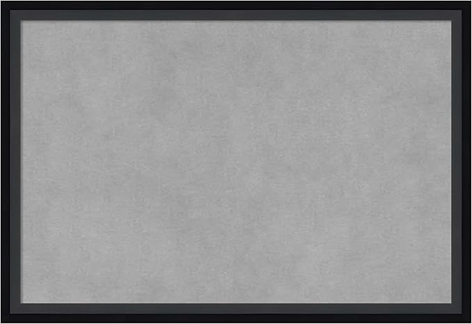 Amanti Art Black Framed Magnetic Board 13x19 Small Vision Board for use with Magnets, 100% Metal Sheet to Display Items as Office Decor or for Home Organization in mudroom, Kitchen or Kids Room
