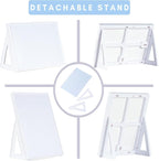 Dry Erase Board, Small Whiteboard with Stand, A4 Size 11.7 x 8.3 Inches with Two Dry Erase Markers
