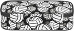 HKHEHOP Volleyball Ball Pattern Pencil Case Big Capacity Storage Pencil Pouch Stationery Bags With Zipper Portable Pen Holder Box Organizer For Boys Girls Teens Student College School Office Supplies