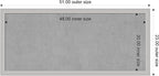 Amanti Art Silver Framed Magnetic Board 23x51 Oversize Vision Board for use with Magnets, 100% Metal Sheet to Display Items as Office Decor or for Home Organization in mudroom, Kitchen or Kids Room