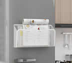 JANE EYRE Magnetic File Holder - 3PCS Paper File Mail Organizer No Drilling Magazine Paper Document Organizer for Cabinets Office Whiteboard