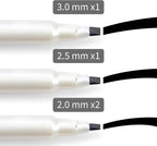 Speedball Elegant Writer Acid-Free Non-Toxic Water Based Calligraphy Marker, Chisel Tip, Assorted Size, Black, Set of 4
