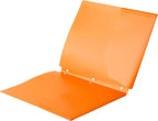 Amazon Basics Plastic 3 Hole Punch Folders with 2 Pockets, 8.5 x 11 inches, Pack of 12, Assorted Color