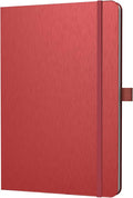 ONAVIA A5 Lined Journal Notebook, 7mm College Ruled Notepad, Journaling for Writing, Work, School, Travel and Note Taking, Hardcover 160 Pages (80 Sheets) 5.79 x 8.3 inches (Red)