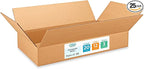 Large Shipping & Moving Boxes 20"L x 12"W x 3"H (25-Pack) - Extra Strength 200 lb vs Regular - Corrugated Packing Boxes for Moving - Heavy-Duty Shipping Box Large by IDL Packaging