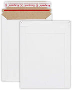 Xxcxpark 20 Pack Rigid Mailers, 7.5x9.5 inches Self Seal Photo Document Mailers Premium Cardboard Keep Flat Envelopes for Photos, Pictures, Papers, Files, CD