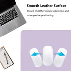 PU Leather Desk Pad Protector Gaming Mouse Pad Non Slip Desk Mat for Keyboard and Mouse Waterproof Desk Writing Pad for Office and Home Desk Accessories(Purple, 47.2 * 17.7)