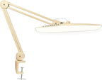 Neatfi XL 2,200 Lumens LED Task Lamp, 20W, 182 Pcs SMD LED, Dimmable, 4 Level Brightness, 3 Light Modes, Desk Light for Home, Office, Workbench (CCT, Gold)