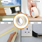 GTSE Masking Tape, 3 Pack, 2 inches x 55 Yards (164 ft), General Purpose Beige Multi-Surface Tape for Painting, Labeling and Craft, 3 Rolls