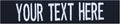Custom Uniform Name Tapes Solid Colors. Made in The U.S.A. Ships Under 24 Hours. Dark Blue Fabric, 4 Inch Sew on