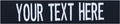 Custom Uniform Name Tapes Solid Colors. Dark Blue Fabric, 3.5 Inch Hook Fastener (Uniform Ready Fastener)