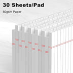 AILZFEI 12pcs Small Note Pad 5x8 College Ruled White Legal Pads Paper Notepads 12 Pack Study Back Writing Pads 5 x 8 Legal Pads Perforated Narrow Ruled Pads of Paper White