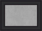 Amanti Art Black Framed Magnetic Board 17x23 Small Vision Board for use with Magnets, 100% Metal Sheet to Display Items as Office Decor or for Home Organization in mudroom, Kitchen or Kids Room