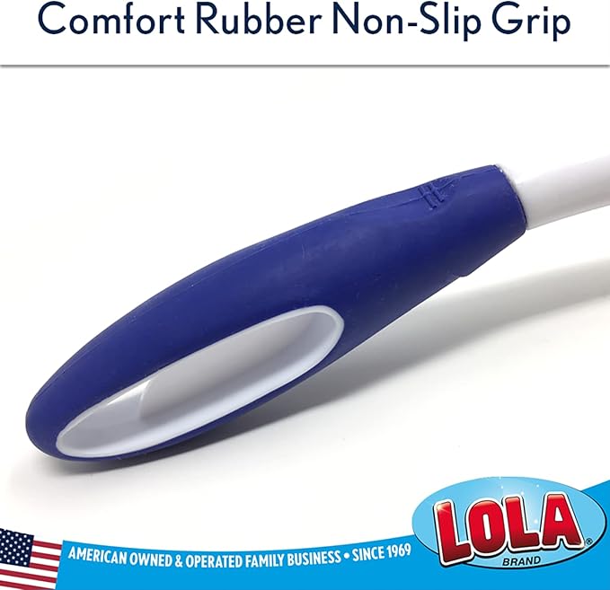 LOLA Pro Pot N' Pan Brush, 36 Pack, Abrasive Cleaning, Poly & Brass Wire Bristles, Comfort Rubber Grip, Use for Caked-On & Baked-On Messes