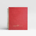 Christian Planner 2026 Daily Planner - Faith Based Monthly and Weekly Planner, Vision Board, and Habit Tracker - 2026 Calendar, Personal Organizer and Devotional Journal (Sprial, Cherry)