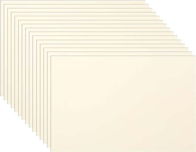 Guakicae 150 Sheets Cream Cardstock 4 x 6 Ivory Paper, 300gsm/110lb Heavyweight Flat Off White Card Stock Art Paper for Card Making, Greeting Cards, Graduations, School Crafting, Invitations