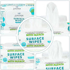 Juniper CLEAN 3 Pack Surface Cleaning Wipes with Bleach, All-Purpose Cleaner for Bathroom, Kitchen, Office, 216 Count Soft Flow, Fresh Scent, Lint Free & Durable