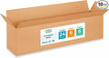 Long Moving & Shipping Boxes 24x6x6 inches (10-Pack) - Extra Strength 200 lb vs Regular - Corrugated Shipping Boxes for USPS/UPS/FEDEX - Cardboard Packing Box - Packing Box by IDL Packaging