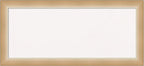 Amanti Art White Cork Board for Wall, 15x33 Vision Board with Gold Frame, Medium Corkboard Office Decor for Home Organization, Modern Contemporary Corkboard Pinboard to display items for home