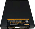 Lineco Museum Archival Storage Box, 9.75x12.75x1.5 in. Drop Front Design. Acid-Free with Metal Edge. Organize Photos, Pictures, Prints, Documents, Crafts, DIY. Black, 1 Pack