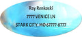 Made in USA Custom Return Address Stickers Labels Customized Mailing Label for Envelopes, Personalized Self Adhesive Flat Sheet Oval Labels