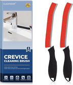 CLEANGOR Crevice Cleaning Brushes, Cleaner Scrub Brush Tool for Hard to Reach Tight Space, Home Essentials, Cleaning Supplies for Shower, Bathroom, Kitchen, Toilet, Window