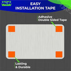ADASigns Data Room Sign 7" W x 4" H - Durable Brushed Aluminum with Grade 2 Braille - Easy Installation with Strong Double Sided Tape - ADA Compliant Office & Businesses Signs for Wall