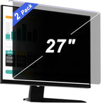 【2 Pack】 Computer Privacy Screen Protector for 27 Inches Monitor Anti Blue Light 16:9 Widescreen Filter Hanging Type Anti Scratch Easy Installation Shield for Desktop Computer