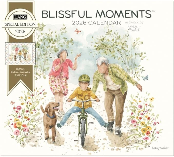Lang, Blissful Moments Special Edition 2026 Wall Calendar, 12.5'' X 14'', 12-Month Calendar with Wire-O Binding