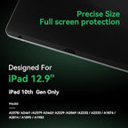Magnetic Privacy Screen Protector Compatible with iPad Pro 12.9” 2018-2022 (6th/5th/4th/3rd Gen), Easy Install Shield Anti Glare Blue Light Spy Filter, Bubble-Free film Black Security Guard