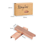 NatSumeBasics 6000 Colored Staples Colorful 26/6 Standard Staple for Desk Manual Stapler Refill, 1000 Per Color, for Office Supplies Accessories (Colorful)