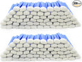 Wellgler's 5.11" Foam Swabs, Printer Cleaning Swabs for Print Heads, Cars, Camera Lenses, Optical Devices (200 Pieces Blue)
