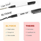 Blynkie Dry Erase Markers Bulk Pack of 102 Chisel Tip Black Whiteboard Markers, Low Odor Suitable for School Office and Home
