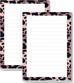 SXboxing Sticky Notes 4X6 Inches, 2 Pack Large Cute Self-Stick Pads, Bright Funny Memo Pads Easy to Stick for Home, Office Beautiful Leopard