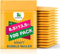 Kraft Bubble Mailers [100 Pack] Mailing Packing Envelopes #3 (8.5" x 13.5")
