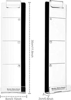 Office Desk Accessories 2pcs Multifunction Computer Monitor Memo Board - Transparent Computer Side Panel Memo Creative Monitor Side Panel with Phone Holder Suitable for Office Home Desktop