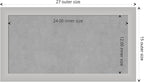 Amanti Art Silver Framed Magnetic Board 15x27 Small Vision Board for use with Magnets, 100% Metal Sheet to Display Items as Office Decor or for Home Organization in mudroom, Kitchen or Kids Room