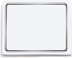 PaperDirect Foil Elegance Specialty Certificates, 50 Sheets of 38lb White Paper, 8½" x 11", Double Black Foil Border, Perfect for Awards, Students, Employees, Volunteers, Course Completion, Diplomas