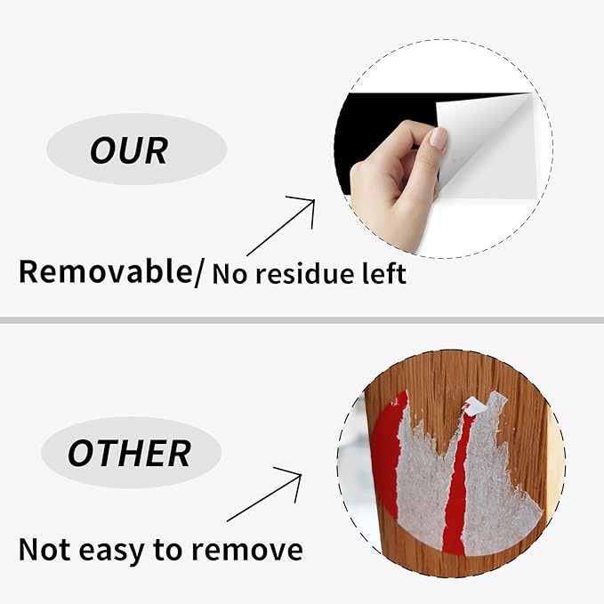 STARLIBOO 3"X5" Rectangle Color Coding Labels, Removable Square Label Inventory Stickers, Permanent Warehouse Moving Box Square Label (250Labels, Black)