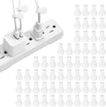 Wrap-It Storage Cable Labels, Mini, White (60 Pack) - Cord and Wire Tags for Cable Management and Organizer for Electronics, Computers and More