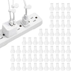 Wrap-It Storage Cable Labels, Mini, White (60 Pack) - Cord and Wire Tags for Cable Management and Organizer for Electronics, Computers and More