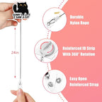 Aoryalps Retractable Badge Reel Holder Retractable with ID Clip for Nurse Nursing Name Tag Card Nursing Student Teacher Doctor Medical Assistant Work Office Clip-Gifts for Nurse